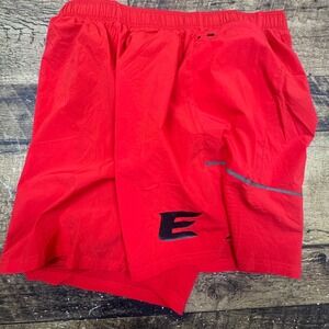 Evoshield‎ Men Red Performance Athletic Shorts L Yoga Gym Biking Beach Lined